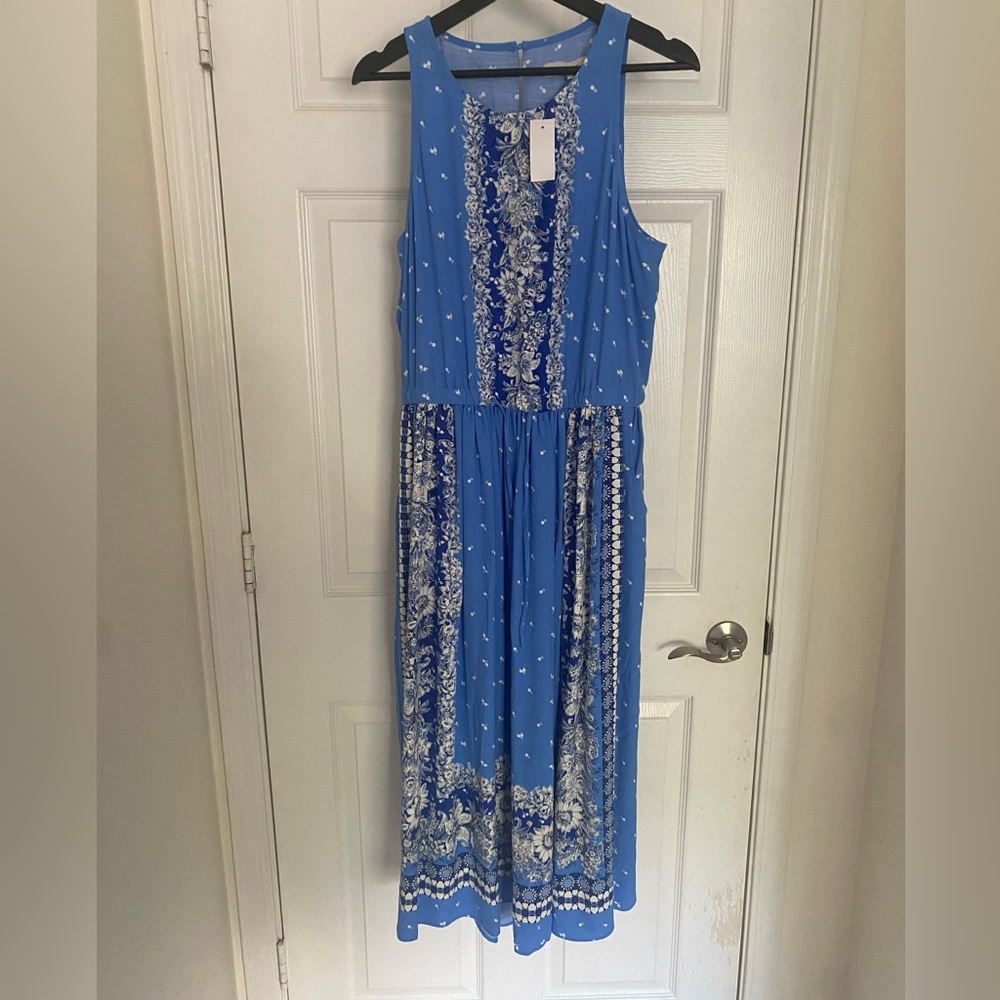 NWT LOFT Bandana Print LOFT Midi Dress